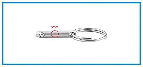 Ferragens para Iates Marítimos 5mm Marine Grade 316 Stainless Steel Quick Release Ball Pin For Boat