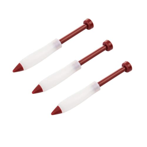 Toyvian 3 pezzi Penna per Decorare Torte in Silicone Strumento per Scrivere su Dolci e Cioccolato Penna per Glassa e Crema per Dolci Te Casa