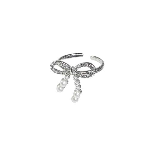 Bague de phalange avec perles et strass bijoux de mariage bohème vintage