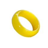 Valerie Gray Costume from Danny Phantom Yellow Acrylic Resin Bangle Bracelet
