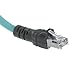 TURCK RJ45S RJ45S 841-1.5M (2X) Straight RJ45 Connector, 1.5 Meter Length, Plastic, CORDSET, U8636-105, Shielded, Teal TPE Jacket, ETHERNET, Double Ended