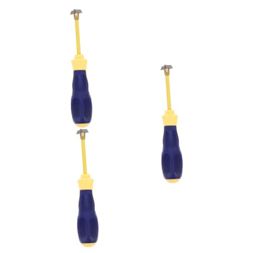 Hemobllo 3pezzi Strumento Di Rimozione Fughe Inossidabile Per Pulizia Piastrelle Utile Per Angoli e Fessure Design Ergonomico e Maneggevole Per Lavoretti Di Ristrutturazione Domestica