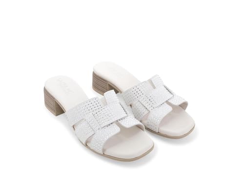 Pantoufles daim crème Melluso K56075Q anti pieds fatigués