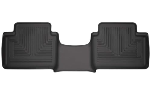 Husky Liners Weatherbeater Floor Mats | Fits 2019-2024 Ford Ranger SUPERCAB ONLY | 2nd Row, 1-pc Black - 14421
