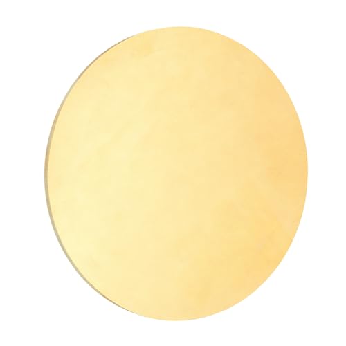 Plaque ronde en laiton de 152 mm de diamètre pour réparer, usiner et façonner vos propres pièces