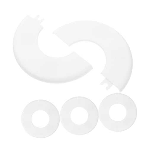 PHENOFICE 4pièces Lot de Couvercles De Protection pour Échelle De Piscine Bouchons Intérieurs pour Piscine Creusée Cache-tuyaux Décoratifs