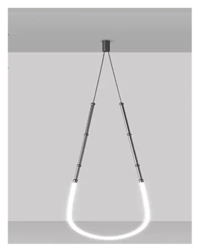 Suspension plafond LED en barre pour éclairage de bar moderne