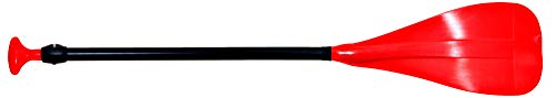 H2o Kayaks Red Childs Glide - Tabla de remo ajustable de aluminio de 2 piezas, longitud ajustable de 122 cm a 168 cm (en 2 partes de máximo 119 cm)