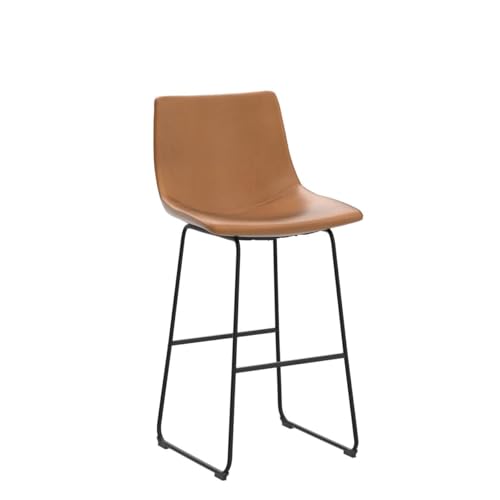 Image of Waleaf 30 Inch Counter Height Bar Stools Set of 2, Faux Leather Bar Chairs