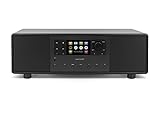 ANSCHLÜSSE: Optischer Digitaleingang für beste Stereo-Soundqualität auch beim Fernsehen, AUX-In, RCA Line-In, RCA Line-Out, USB-Port mit Ladefunktion und Musikwiedergabe, Kopfhöreranschluss.