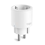 TP-Link Tapo Nano Smart WLAN Steckdose Tapo P115 mit Energieverbrauchskontrolle, Smart Home Alexa Steckdose, funktioniert mit Alexa, Google Home, Sprachsteuerung, Fernzugriff, Kein Hub notwendig