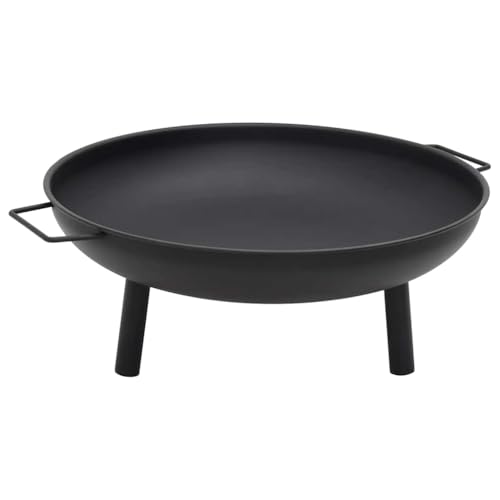 Fire Pit - Brasero en acier - 67,5 x 58 x 22,5 cm - Pour feu de camp dans le jardin ou sur la terrasse - Polyvalent – Image 4