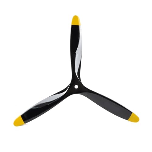 Hélice renforcée bois hêtre 3 pales 18x10 pour avion gaz RC de voltige