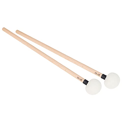 2 piezas Baquetas para Percusión de Madera y Fieltro miniatura 2
