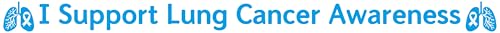 Lung Cancer Awareness - 1 banda blanca para concientización