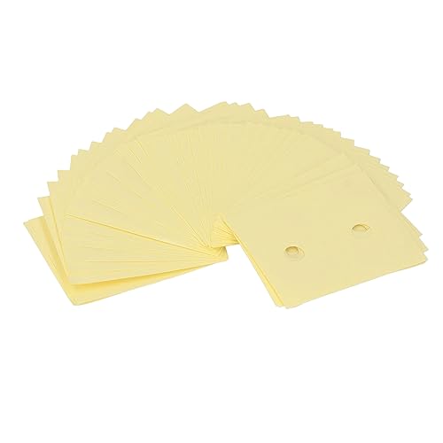 Image of YWBL-WH Lens Edging Blocking Sticker, 500 Pieces, Double Sided Adhesive Tape, PET Film, 28x39mm, Transparent, for Eyeglasses Polishing