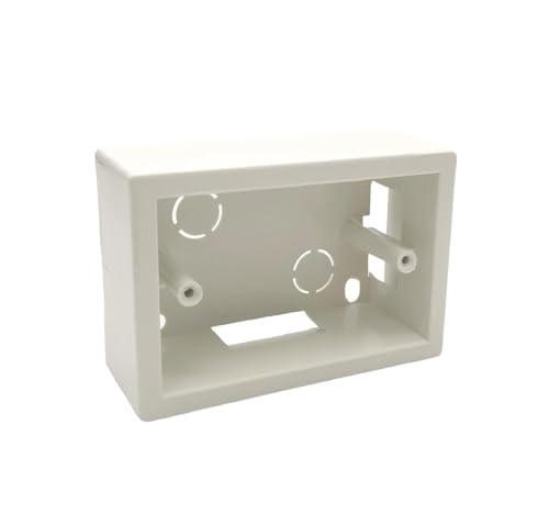 Scatola esterna 503 Cassetta da parete 3 moduli posti bianco per prese elettriche compatibile con tutte le serie civili (1 pezzo)