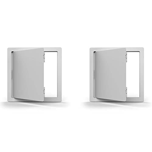 Acudor Pa-3000 Series 22 X 22 Inch Flush Non Rated Styrene Plastic Access Door With Corrosion Protection For Access To Walls And Ceilings, (2 Pack) #TOP14