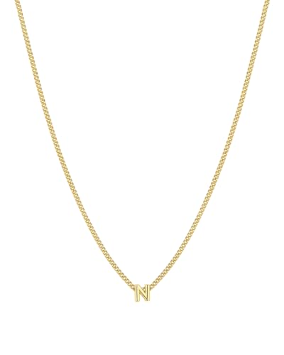 Gorjana Wilder Mini Alphabet Necklace R