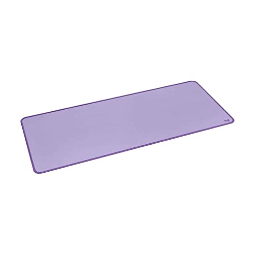 Logitech Desk Mat - Studio Series, Multifuncional, Alfombrilla de Ratón Grande, Protector de Escritorio, Base Antideslizante, Resiste Salpicaduras - Morada