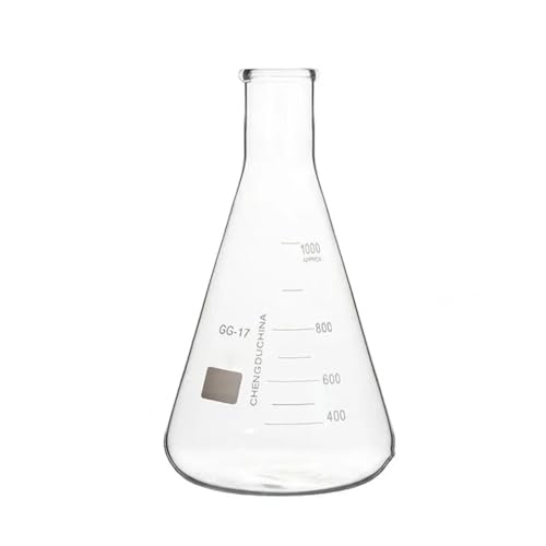 Flacon Erlenmeyer en verre borosilicaté de 50ml à 1000ml pour laboratoires