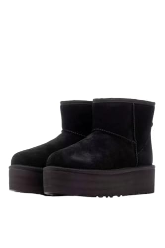 UGG Classic Mini Platform, Botte tendance, Black,