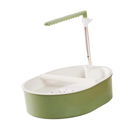 Baignoire pour perroquets avec douche automatique et débit réglable - 2