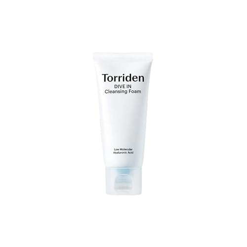 Image of Torriden DIVE-IN Low Molecular Hyaluronic Acid Cleansing Foam - Mini (30ml) | Balancing & Moisturising | 8-Layered Hyaluronic Acid, Malachite Extract | Korean Foam Cleanser, Korean Skincare