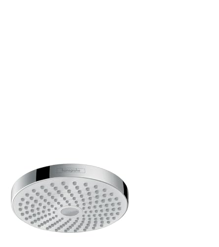 hansgrohe Croma Select S 180 Duschkopf, Kopfbrause mit 2 Strahlarten, Weiß/Chrom