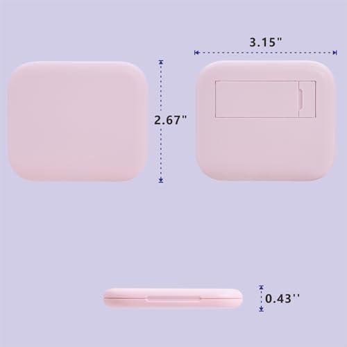 Câble USB C vers C avec adaptateurs Micro/iOS/USB et miroir rose - 6