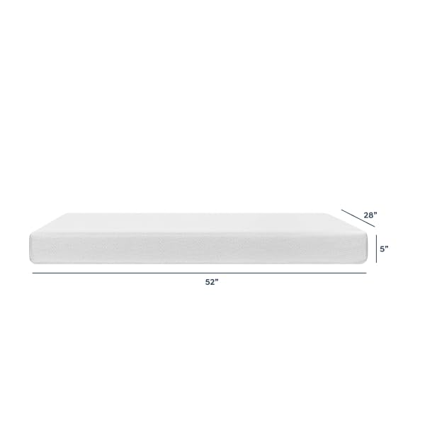 Image of Davinci Comfort Crib Mattress, Firm Support, Lightweight, Removable Cover, Greenguard Gold Certified, CertiPUR-US Certified