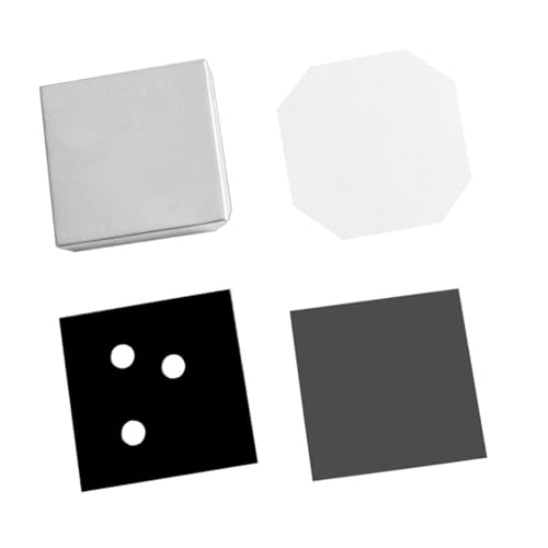 Materiales para imanes cuadrados de nevera en acrílico transparente 2.5x2.5in pack de 100 sets 2