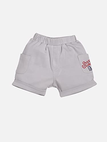 Image of BABY GO Baby Boys & Baby Girls Cotton Clothing Set | Newborn Infant T-Shirt & Shorts Combo | Soft Breathable Summer Outfit | Cute Printed Top with Elastic Waist Shorts | Casual Daily Wear Set
