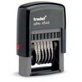 6 Band Numbering Stamp, Trodat Printy 4846, Black Ink
