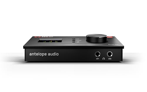 Zen Go Synergy Core, Audio Interface, 4x8 Bus-Powered Thunderbolt 3 Interface for Recording, with Onboard Real-Time Audio Recording Effects, XLR Interface, Suitable for Podcast Set Up - Antelope Audio