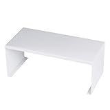 【Amazon.co.jp限定】 パール金属 コの字ラック キッチンラック スタッキングシェルフ コの字棚 ホワイト 製品サイズ：(約)幅320×奥行150×高さ130mm AZ-5643