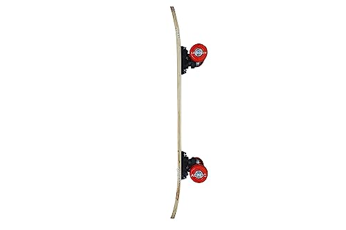 Image of Skateboard 24 inchx 6 inch Double Kick Concave Complete Skate Board 9 Layer Plywood Deck Standard Skateboards for Kids Boys Girls Beginners Teens Adult- (Red Diamond Print)