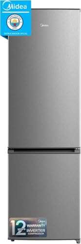 MIDEA Frigorífico Combi No Frost 55 cm, 199L + 71L Inox