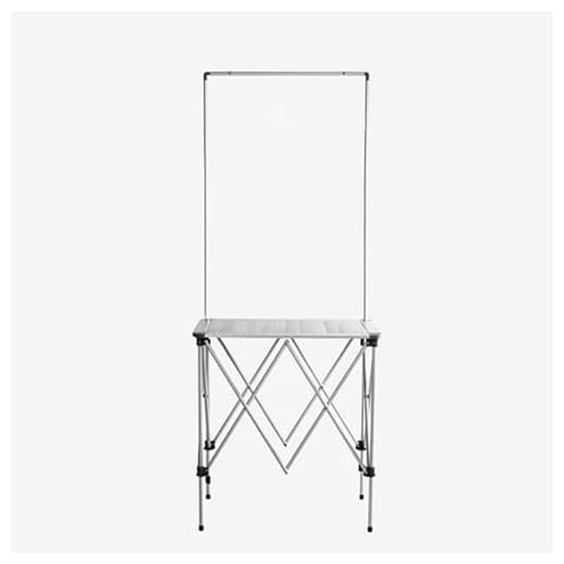 Mesa de promoción portátil con soporte de exhibición para ferias, exposiciones y eventos minoristas