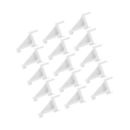 UKCOCO 15 piezas Soporte de Estante de Refrigerador Reutilizable de Plástico Clips para Congelador y Refrigerador Accesorios de Almacenamiento y Duraderos
