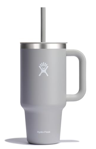 Hydro Flask 32 Oz Travel Tumbler with Handle, Lid and Straw - Insulated Stainless Steel in 32 Oz Birch - image 1