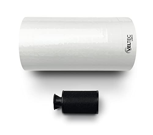 White Pricing Labels, 1 Line,for Monarch 1131 Price Gun – 1 Sleeve, 20,000 Labels with Security Slits and Free Ink Roller