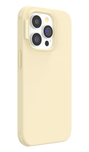 Image of PopSockets iPhone 14 Pro Phone Case with MagSafe, Wireless Charging Compatible, Yellow - Mist
