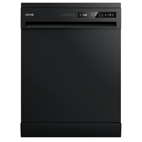 HYE Freestanding Dishwasher - 14 Place Settings Black