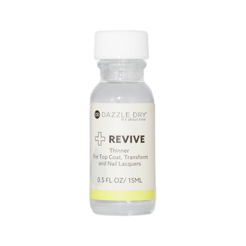 Dazzle Dry Revive - Polish and Top Coat Thinner, 0.5 oz (15 mL)
