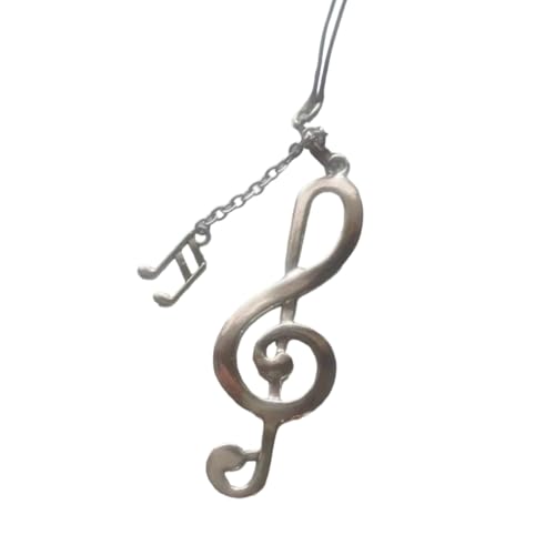 Sweet Musical Note Alloy Keychain Cute Bag Charm Phone Accessory Girls Gift