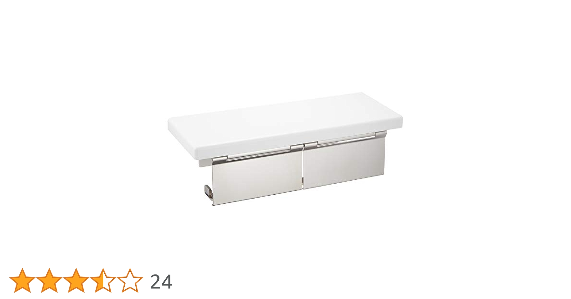 中古-非常に良い】 TOTO 二連紙巻器 棚付き (木質) ステンレス製