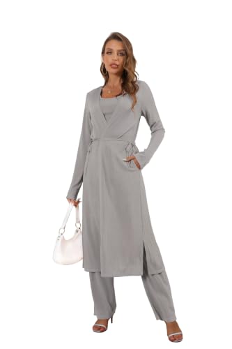 Image of 3 Piece Lounge Sets for Women Airport Travel Outfit
