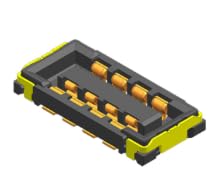 Pack of 25 207419-0081 Connector Receptacle, 8 (4 + 4 Power) Position Center Strip Contacts Surface Mount Gold