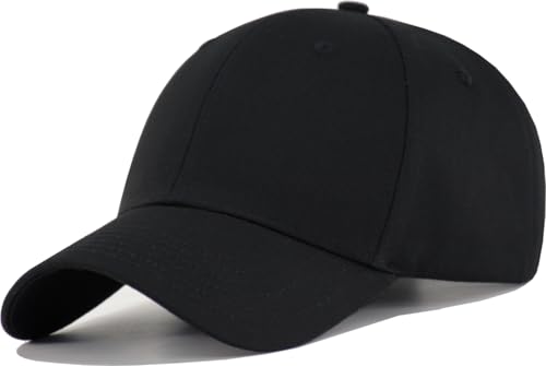 Image of XL XXL 3XL Oversized Big Head Hats Mens Structured Baseball Cap Fit for Size 7 1 /2, 7 5 /8, 7 3 /4, 7 7 /8, 8, 8 1 /8
